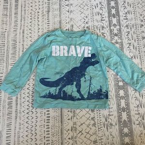 Brave dinosaur T-Rex long sleeve